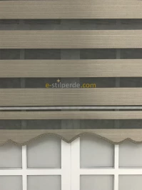 Altın Yaldızlı Fantastik Zebra Perde