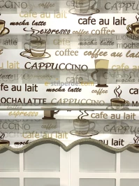 Cappicino Desenli Zebra Perde
