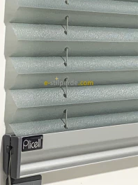 ''PLİCELL''  Açık Gri Pilise Perde (Parrot-18)