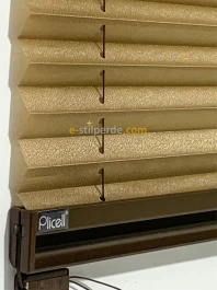 ''PLİCELL''  Açık Kahve Pilise Perde (Parrot-05)