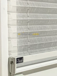 ''PLİCELL''  Beyaz Tül Pilise Perde (Lattice-01)