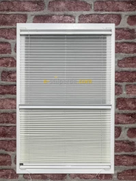 ''PLİCELL''  Çiftli Cam Kırığı Kırık Beyaz-Beyaz Tül Pilise Perde 
