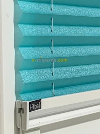 ''PLİCELL''  Turkuaz Pilise Perde (Parrot-16)