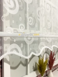 Tek Tül - Beyaz Gezegen Tül Stor