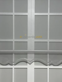 Tek Tül - Gri Noktalı Tül Stor Perde