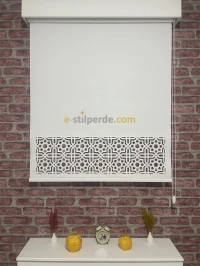 Beyaz Lüks Mat Lazer Kesim Modeli